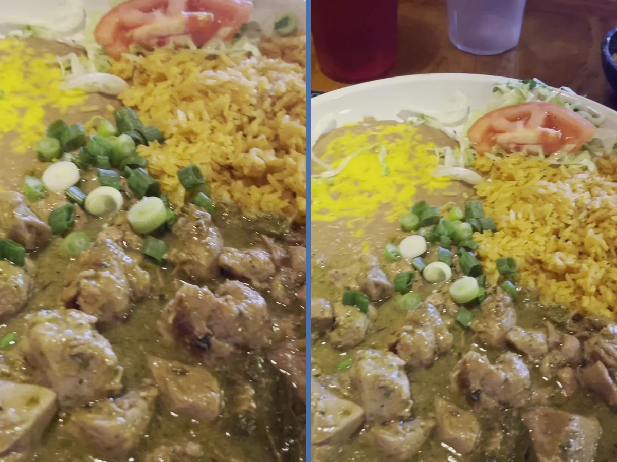 Colorful Mexican dishes on a restaurant table.